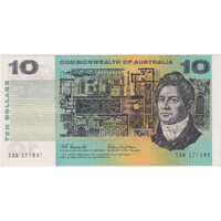 1966 $10 Note SAA First Prefix Coombs/Wilson R301F about Uncirculated