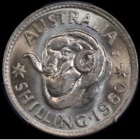 1960 Shilling Choice Unc (PCGS MS64)