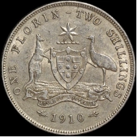 1910 Florin Very Fine