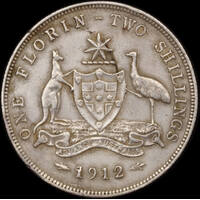 1912 Florin good VF