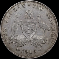 1915-H Florin Very Fine