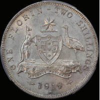 1919 Florin Unc (PCGS MS62)