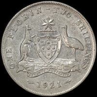 1921 Florin good VF