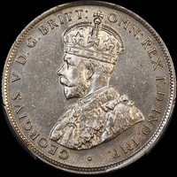 1923 Florin about Unc (PCGS AU58)