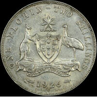 1926 Florin good EF