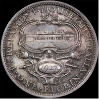 1927 Florin about Unc