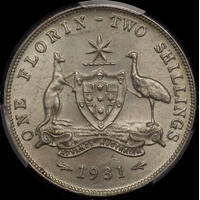 1931 Florin PCGS MS63