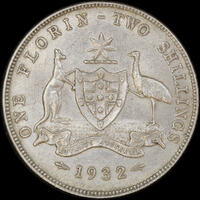 1932 Florin Extremely Fine