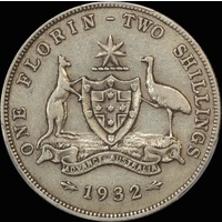 1932 Florin PCGS F15