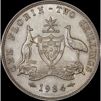 1934 Florin Extremely Fine