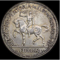 1934/5 Florin Melbourne Centenary good EF