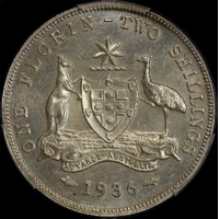 1936 Florin Uncirculated (PCGS MS61)