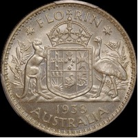 1938 Florin Choice Unc (PCGS MS63)
