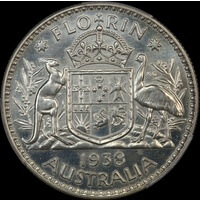 1938 Proof Silver Florin PCGS PR62