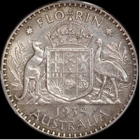 1938 Florin Unc (PCGS MS62)