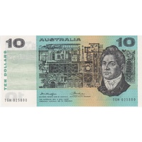 1976 $10 Note Gothic Serials Centre Thread Knight/Wheeler R306A Uncirculated