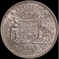 1939 Florin good EF