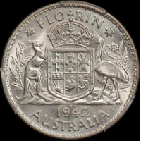 1942-S Florin Choice Unc (PCGS MS64)