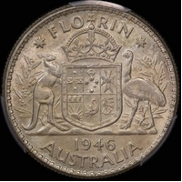1946 Florin Unc (PCGS MS62)