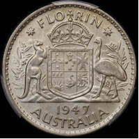 1947 Florin Choice Unc (PCGS MS64)