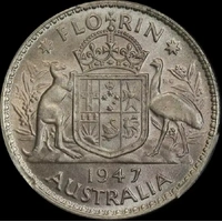 1947 Florin Choice Unc (PCGS MS64)