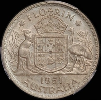 1951 Florin Choice Unc (PCGS MS64)
