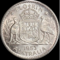 1953 Florin Choice Unc (PCGS MS63)