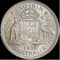 1958 Florin Choice Unc (PCGS MS63)