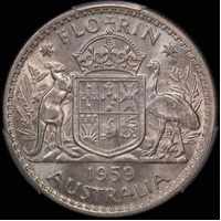 1959 Florin Choice Unc (PCGS MS63)