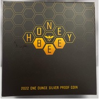 Niue 2022 1oz Silver Proof Coin - Honey Bee (Damaged Packaging)