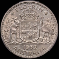 1962 Florin Choice Unc (PCGS MS63)