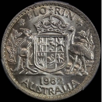 1962 Florin Uncirculated (PCGS MS62)
