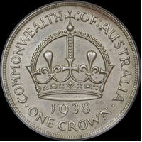 1938 Crown Unc (PCGS MS61)