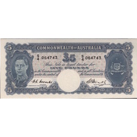 1949 Five Pound Coombs/Watt R47 Uncirculated