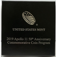 USA 2019 Silver Dollar Proof KM#689 Apollo 11 50th Anniversary