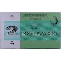 1992 $2 Note Folder Johnston/Fraser Adelaide International Coin and Banknote Fair