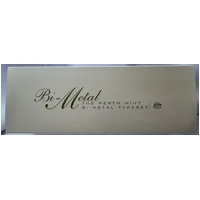 2001 Perth Mint BiMetal Type Coin Set