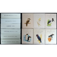 1989-1994 Ten Dollar Silver Proof Coin Set - Birds of Australia