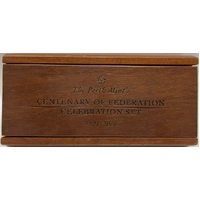 2001 Gold Centenary of Federation Celebration Set Sovereign & 1/4 Ounce Nugget 