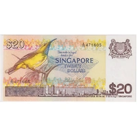 Singapore 1979 P#12 $20 Note Uncirculated