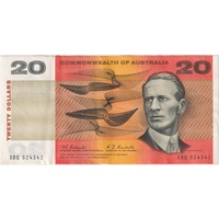 1968 $20 Note Coombs/Randall R402 about EF