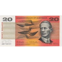 1968 $20 Note Coombs/Randall XBS Last Prefix R402L good EF