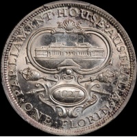 1927 Florin Canberra Unc (PCGS MS62)