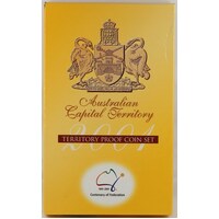 2001 Federation Three Coin Proof Set Australian Capital Territory