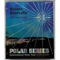 2009 Five Dollar Silver Proof Aurora Australis Hologram