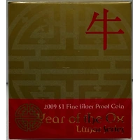 2009 1 Dollar Silver Proof Year of the Ox