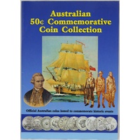 1966-1998 Unofficial 50 Cent Type Set Contains 10 Unc Coins