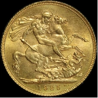 1925 Gold Sovereign George V S#3996 Uncirculated