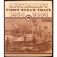 2004 Silver One Ounce Proof Coin Steam Train Sesquicentennial