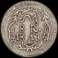 Mexico (Oaxaca) 1813 Silver 8 Reales KM# 235 good VF